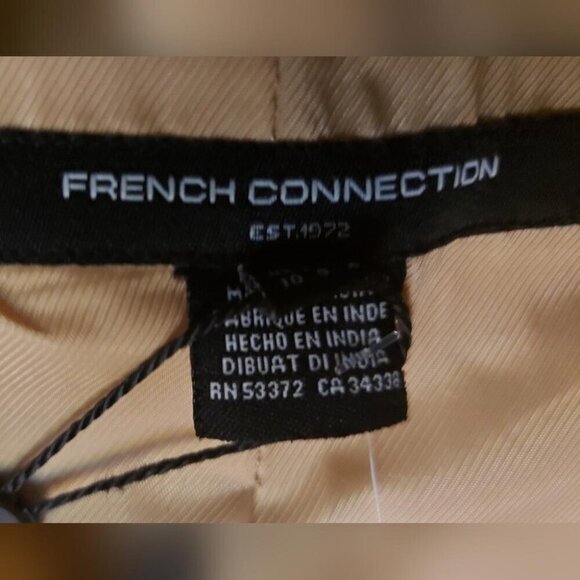 Minimalist Chic French Connection Blazer Sz 8 Classic Structured Blazer - Picture 6 of 14